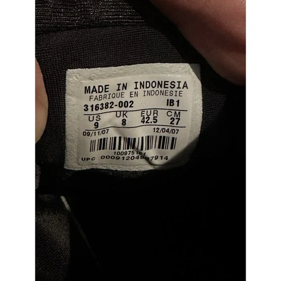 EUC Nike Blazer Black Super Blazer High Premium 316382-002 Rare 2007 Size 9 - Picture 9 of 9